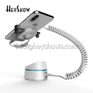 Soporte de pantalla de seguridad para teléfono móvil, sistema de alarma antirrobo con abrazadera para Iphone, alarma antirrobo para teléfono inteligente, tienda Apple
