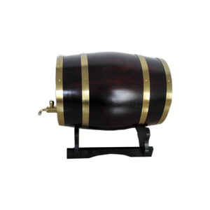 Wooden Wine <strong>Barrel</strong> <strong>Table</strong> Top 3/5/10 Litre Home Bar Storage for <strong>Whiskey</strong> Tequila and Wine for Camping - Product Image 3