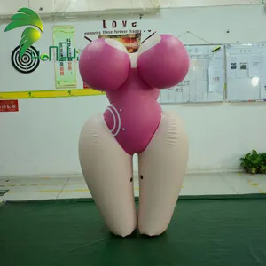 High Quality Hongyi Inflatable Suit Custom Inflatable Plastic Costume Inflatable Sexy Clothing For Sale