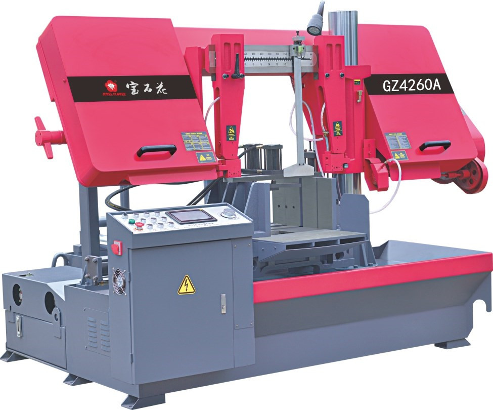 GZ4260A Industrial Full Automatic Metal Cutting Band Saw Machine with Motor