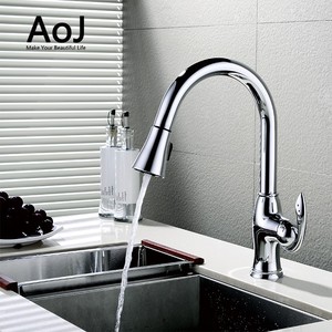 Fabrication professionnelle En Laiton <span class=keywords><strong>Robinet</strong></span> De <span class=keywords><strong>Cuisine</strong></span> <span class=keywords><strong>avec</strong></span> <span class=keywords><strong>Douchette</strong></span> Rétractable - Product Image 1