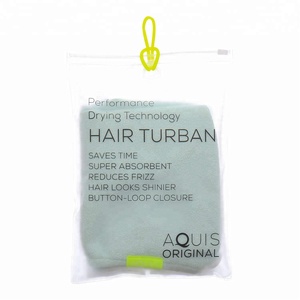 De punto de urdimbre de <span class=keywords><strong>cabello</strong></span> de microfibra toalla desechable pelo toalla - Product Image 6