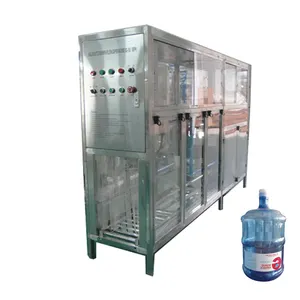 Tự động nhỏ 5 gallon chai nước máy làm đầy với rửa điền đóng nắp