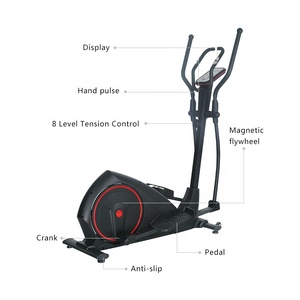 Ejercicio elíptica entrenador entrenamiento Cardio Fitness máquina con las ruedas de transporte - Product Image 2