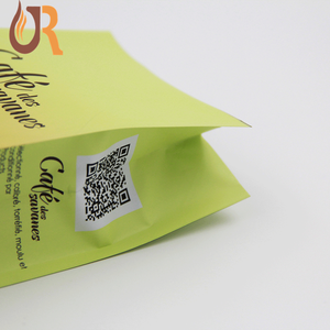 Papel de aluminio superficie mate café bolsa de frijol en polvo de embalaje de alimentos bolsa de escudete lateral <span class=keywords><strong>con</strong></span> válvula de bolsas de plástico - Product Image 3