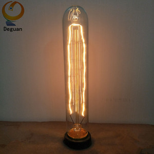 25 w/40 w/60 w puissance et matériel en laiton base edison <span class=keywords><strong>ampoule</strong></span> T30 clair/ambre en verre <span class=keywords><strong>ampoule</strong></span> vintage éclairage - Product Image 1