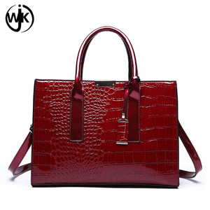 定制批发个性化品牌手提包手提包奢华鳄鱼纹女包 - Product Image 6