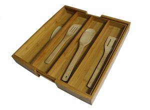 Di alta Qualità Cassetto Organizzatore di Bambù <span class=keywords><strong>Posate</strong></span> Holder - Product Image 5
