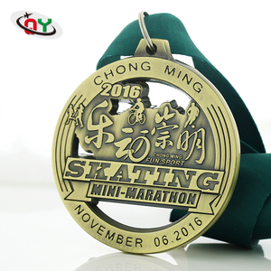 Medaille Maker Förderung Freies Probe Hersteller Metall Sport Award Medaille Halter Custom Medaillen Mit Band - Product Image 1