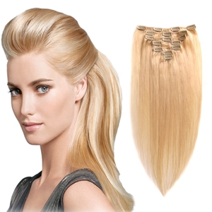 <span class=keywords><strong>Sans</strong></span> soudure 100% Brésilien Remy <span class=keywords><strong>Clip</strong></span> En <span class=keywords><strong>Extension</strong></span> De Cheveux Blonde Russe Vierge Cheveux <span class=keywords><strong>Clip</strong></span> Dans - Product Image 6