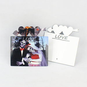 Marco de Fotos de Boda Estilo Romántico con Forma de Corazón Doble, Nueva Decoración de Boda - Product Image 1