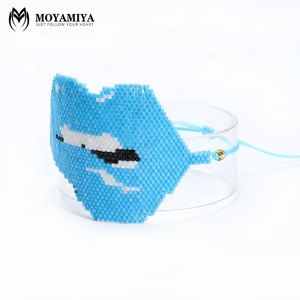 Moyamiya Miyuki ajustable pequeña <span class=keywords><strong>cuentas</strong></span> labio pulsera <span class=keywords><strong>de</strong></span> la joyería <span class=keywords><strong>de</strong></span> la pulsera con <span class=keywords><strong>cuentas</strong></span> - Product Image 3