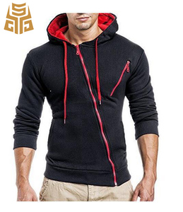 De <span class=keywords><strong>dos</strong></span> cremalleras <span class=keywords><strong>gimnasio</strong></span> Sudadera con capucha Cool Zip Sudadera con capucha para los hombres - Product Image 1