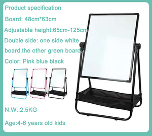Pizarra de dibujo blanca para niños, pizarra de dibujo magnética borrable para niños - Product Image 3