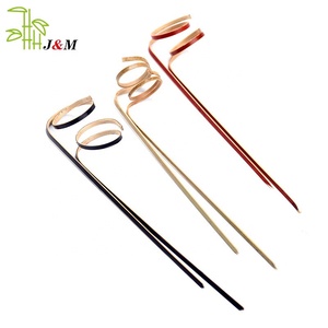 Bague Cocktail Fruits Brochettes Bambou Boucle Pics - Product Image 1