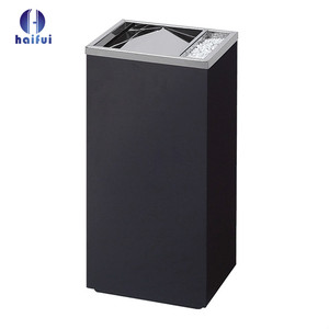 Hotel and Restaurant Lobby Use Stainless Steel <strong>Swing</strong> Lid Rubbish <strong>Bins</strong> - Product Image 1