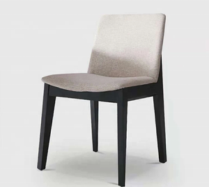 <span class=keywords><strong>Chaise</strong></span> de restaurant blanche de style canadien moderne, <span class=keywords><strong>chaise</strong></span> de salle à manger rembourrée en bois - Product Image 1