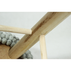 Haute qualité <span class=keywords><strong>tabouret</strong></span> rond en <span class=keywords><strong>bois</strong></span> de <span class=keywords><strong>4</strong></span> <span class=keywords><strong>pieds</strong></span> avec feutre tapis de balle - Product Image 6
