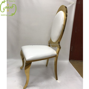 Fantaisie blanc dernier pour la fête en plastique acrylique pliant rose noir chavari banquet trône luxe roi et reine chaise de mariage royale - Product Image 2