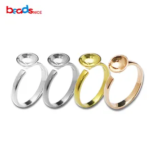 Beadsnice Bạc 925 Vòng Trống Cơ Sở Hướng Dẫn Sử Dụng Trang Sức Ban Đầu 32839