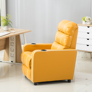 Chaise de cinéma contemporain, chaise de cinéma en cuir PU inclinable, <span class=keywords><strong>chaises</strong></span> de cinéma avec porte-gobelet, livraison gratuite - Product Image 5