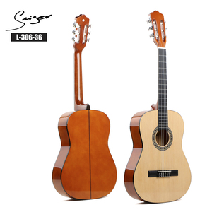 China precio de fábrica barato <span class=keywords><strong>3</strong></span>/<span class=keywords><strong>4</strong></span> tamaño spruce nylon clásico <span class=keywords><strong>guitarra</strong></span> 36 " - Product Image 1