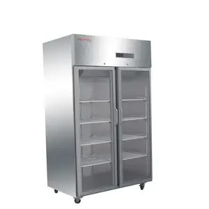 Porta de vidro de 2 a 8 graus, congelador de refrigerante de farmácia MPC-5V1006