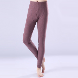 Pantaloni degli uomini di Strato di Base Lunga Serie Termica Johns Johns 100% Cotone Foderato In Pile Biancheria Intima - Product Image 3