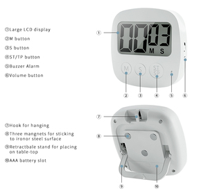 Custom Mini 주도 카운트 Electrical <span class=keywords><strong>Auto</strong></span> 잠 Function 주방 Digital <span class=keywords><strong>Timer</strong></span> - Product Image 2