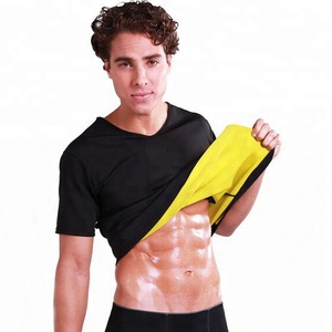 De neopreno Sauna Ultra sudor gimnasio camisas de manga corta <span class=keywords><strong>Hombre</strong></span> <span class=keywords><strong>en</strong></span> térmico <span class=keywords><strong>trajes</strong></span> para la pérdida de peso - Product Image 1