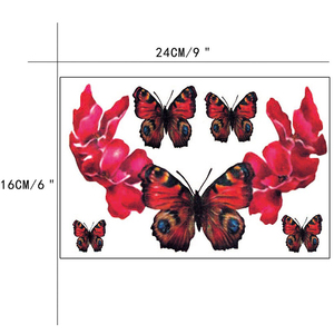 Mode non-toxique fleurs décalque temporaire autocollant de corps de <span class=keywords><strong>tatouage</strong></span> au <span class=keywords><strong>bas</strong></span> <span class=keywords><strong>du</strong></span> <span class=keywords><strong>dos</strong></span> <span class=keywords><strong>pour</strong></span> les femmes - Product Image 4