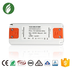 Ultra mince 6 w LED transformateur norme cem ac vers dc 12 volts 0.5 ampères conducteur - Product Image 5