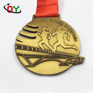 Promocional personalizado regalo material de cobre de latón de aleación de zinc de deporte medalla - Product Image 1