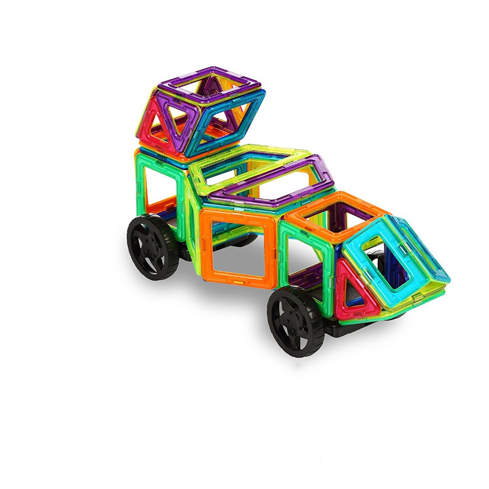 Amazon 128 шт. магнит плитки набор для детей магнитного строительные блоки