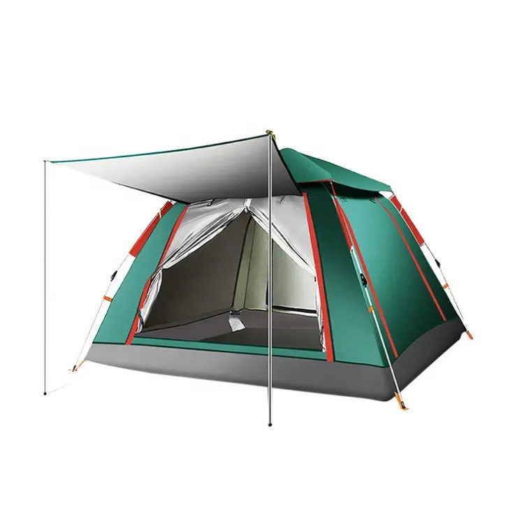 Camping Tenda Membuka Langsung Dalam Hitungan Detik Pop Up Tenda dengan Kualitas Yang Baik untuk 3-4 Orang