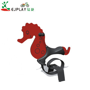 Zèbre Conception Extérieure Aire de Jeux Enfants Printemps Rider Et En Plastique Printemps Cheval À Bascule - Product Image 5