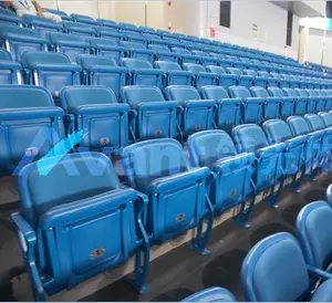 वीआईपी स्टेडियम सीट कपड़े कोटिंग के साथ विरोधी यूवी और विरोधी आग स्टेडियम सीट और जिम कुर्सी