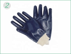 قفازات أمان من النتريل مقاومة للزيت ومقاومة للماء ، قفازات عمل صناعية مطلية بالكامل - Product Image 3