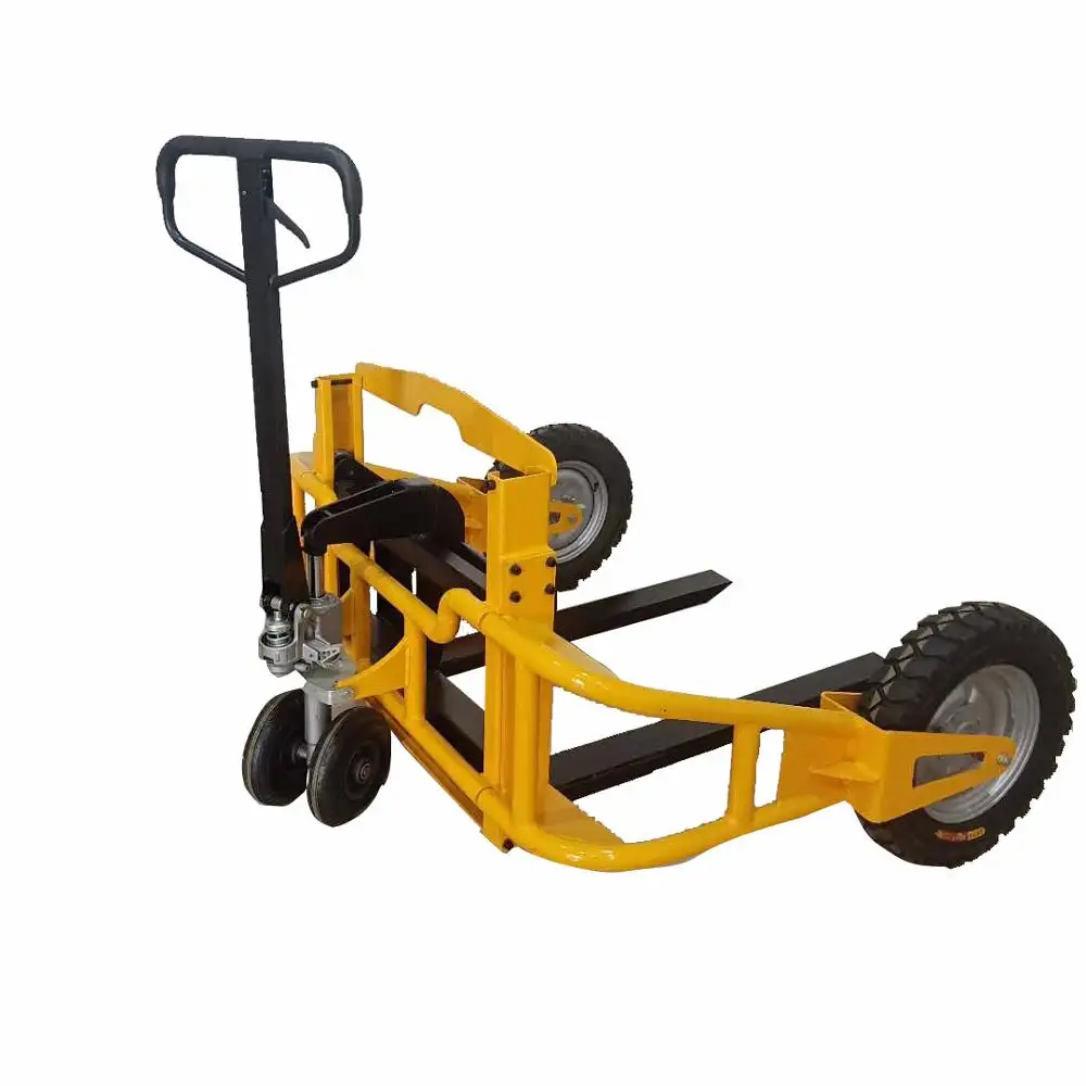 1.5ton Tất Cả Các Địa Hình Thô Ngoài Trời Có Thể Điều Chỉnh Xe Tải Gắn Tay Pallet Stacker