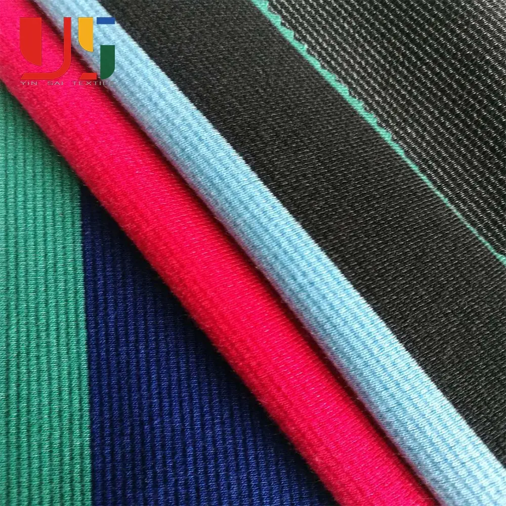 Yeni stil 97 polyester 3 elastan örgü roma kumaş düşük fiyat ile