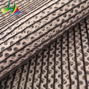 Top qualité belle française broderie maille dentelle tissu 3d fleur - Product Image 4