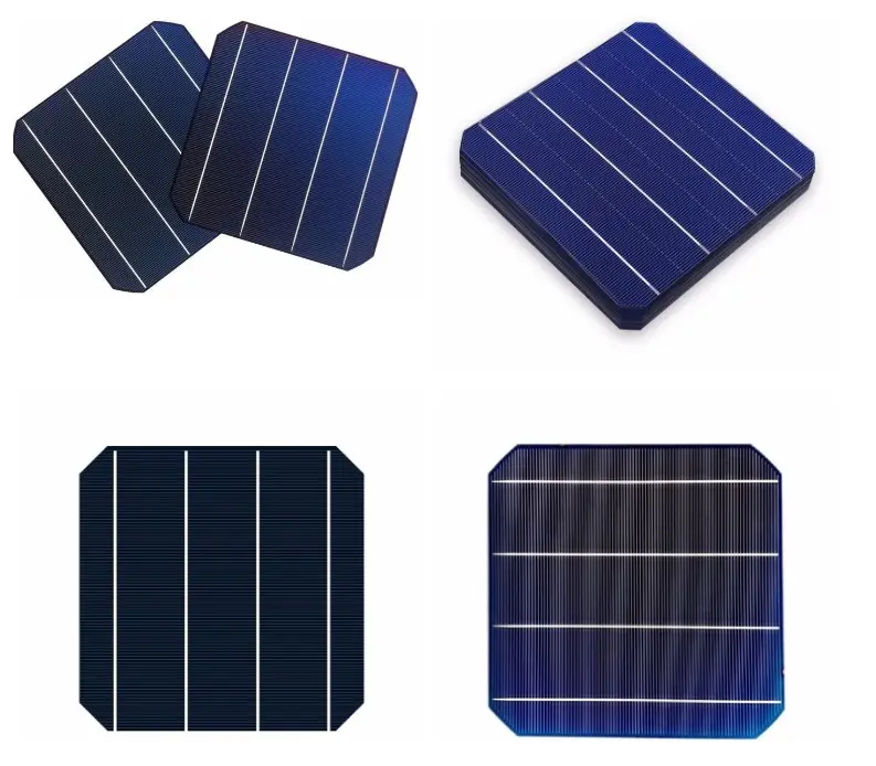 학년 18% ~ 21% 고효율 PV 모듈 셀 단결정 실리콘 웨이퍼 6x6 태양 전지