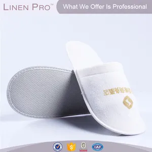 Linenpro hotel baño personalizado zapatillas desechables