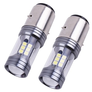 Bóng Đèn Led Thay Thế <span class=keywords><strong>H6</strong></span> BA20D Đèn Pha Xe Máy Đèn Pha Xe Máy Chùm Sáng Cao/Thấp 12V DC 6000K <span class=keywords><strong>Xenon</strong></span> Màu Trắng - Product Image 1