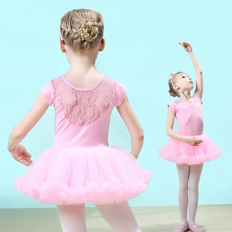 Hot Koop Hoge Kwaliteit Kinderen Meisjes Ballet Dans Jurk Sexy Kant Ballet Tutu Kostuum