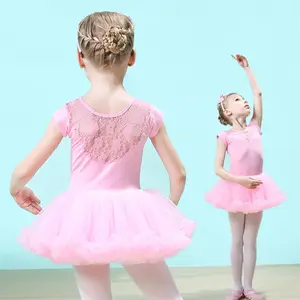 Hot Sale Hochwertige Kinder Mädchen Ballett Tanz kleid Sexy Spitze Ballett Tutu Kostüm