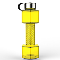 Bouteille d'eau en plastique durable, à dumbo, de marque personnalisée, mini shaker de 22l, sans bpa, vente en gros, 710ml