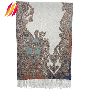 本物のカシミアスカーフ女性用ブランケット - Product Image 2