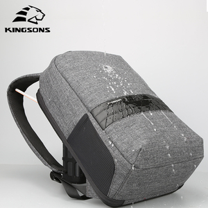 Universidad los hombres bolsas impermeable computadora portátil mochila con cargador Usb mochila Mochil - Product Image 5
