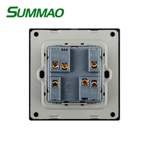 Atractivo moderno impermeable <span class=keywords><strong>Interruptor</strong></span>, Control interior 2Gang 1Way interruptores eléctricos con indicador <span class=keywords><strong>Led</strong></span> - Product Image 4